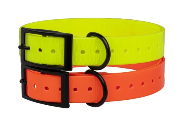 Collier Biothane Biogold HI-FLEX Sangle polyuréthane extrudé 650x25x2mm – Orange