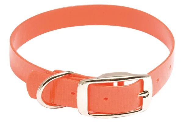 Collier pour chien Hiflex orange fluo – Country – Collier Hiflex – Longueur 45 cm