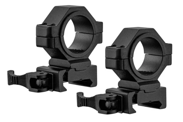 Colliers 1′ et 30 mm – Montage rapide Picatinny – Colliers 1′ et 30 mm
