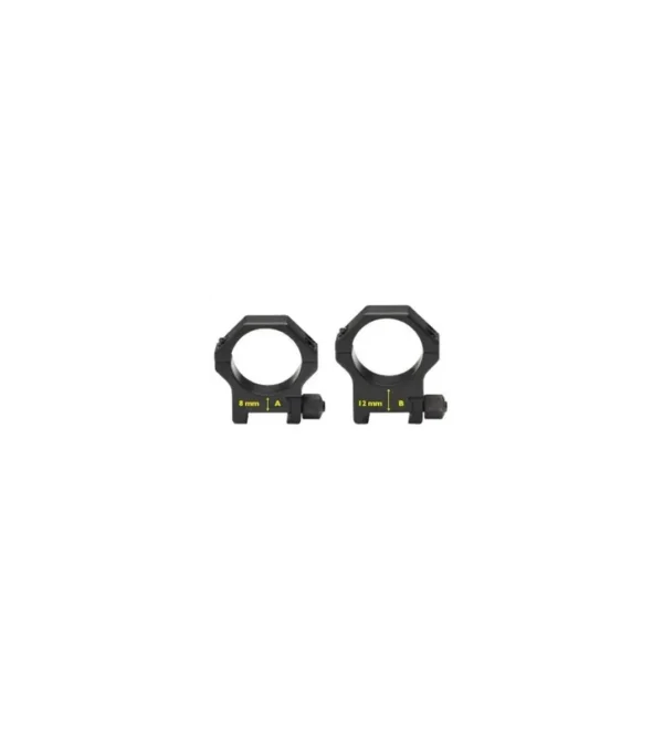 Colliers à levier pour lunette Contessa 34 mm – H 8 mm – Weaver
