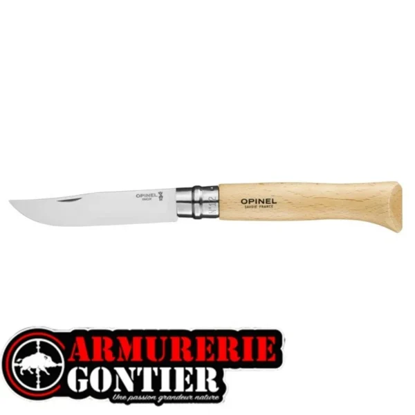 Opinel n°12 inox, Virobloc sur www.armureriegontier.fr