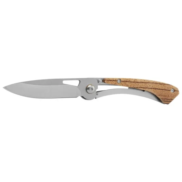 Couteau pliant à ouverture à pivot avec manche en bois – COUTEAU PLIANT EXTRA PLAT MANCHE BOIS
