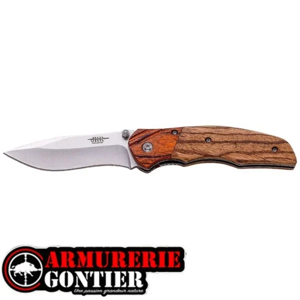 Couteau pliant Bois de Zebrano JKR 0647 sur notre Armurerie en ligne www.ArmurerieGontier.fr