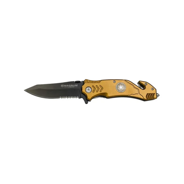 COUTEAU PLIANT BOKER ARMY RESCUE LAME 86mm ( 01LL471)