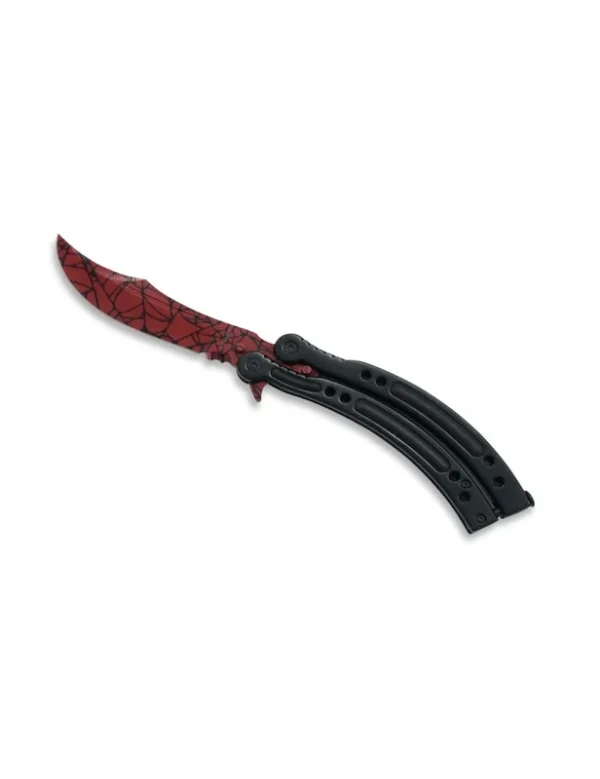 *COUTEAU PAPILLON LAME ARAIGNEE 10.5CM SOUMIS A REGLEMENTATION POUR LA REVENTE
