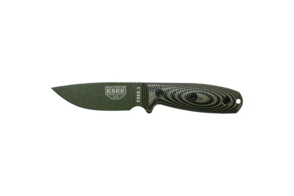 Couteaux fixes ESEE-3 – Lame Verte ESEE