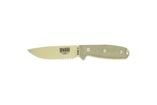 Couteaux fixes ESEE-4 – Lame Désert Mixte ESEE