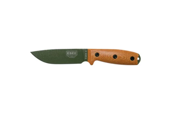 Couteaux fixes ESEE-4 – Lame Verte – Marron ESEE