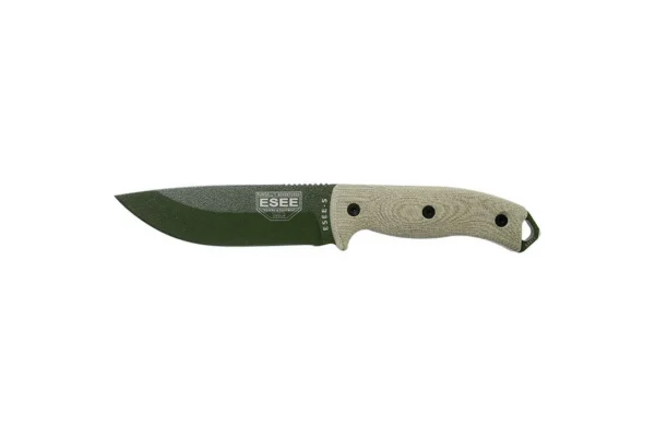 Couteaux fixes ESEE-5 – Lame Verte – Vert clair ESEE
