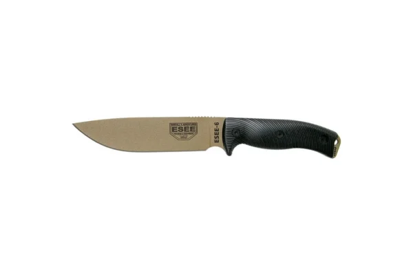 Couteaux fixes ESEE-6 – Lame Dark Earth – Noir ESEE