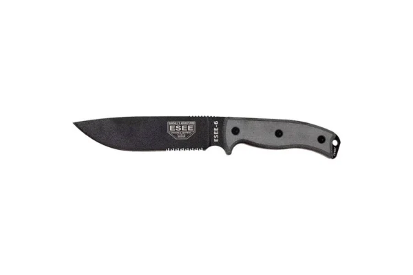 Couteaux fixes ESEE-6 – Lame Noire ESEE