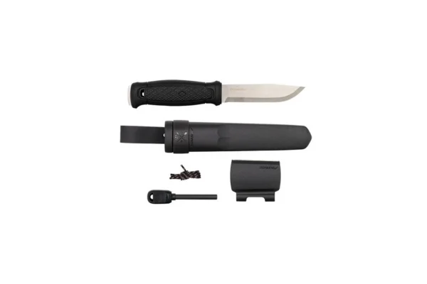Couteaux fixes Garberg avec Kit de survie – Noir Morakniv