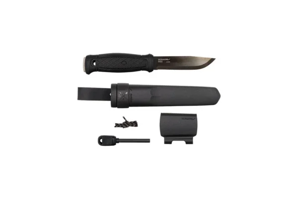 Couteaux fixes Garberg BlackBlade avec Kit de survie Morakniv