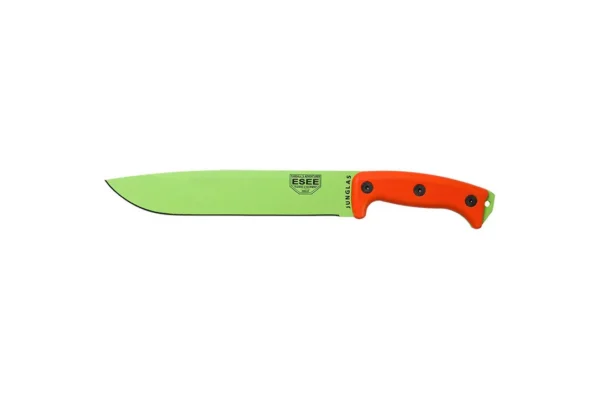 Couteaux fixes Junglas – Lame Venom Green – Orange ESEE