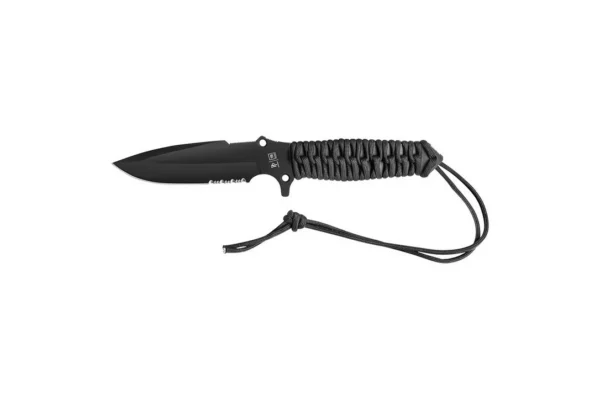 Couteaux fixes Maraudeur Paracord 550 Mixte – Noir TBOUTDOOR