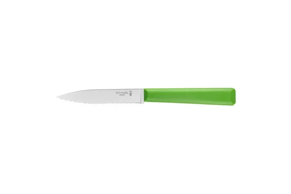 Couteaux office Office cranté n°313 Vert – Lame 100mm Opinel