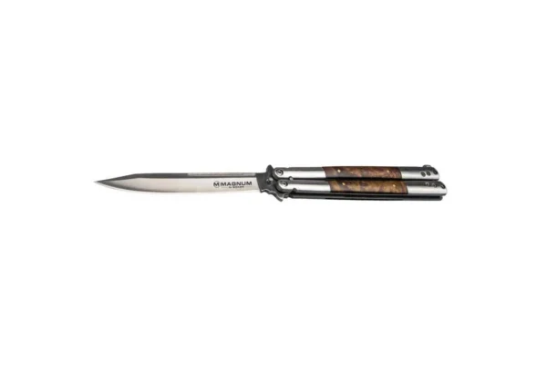 Couteaux papillons Balisong Wood Large Boker magnum