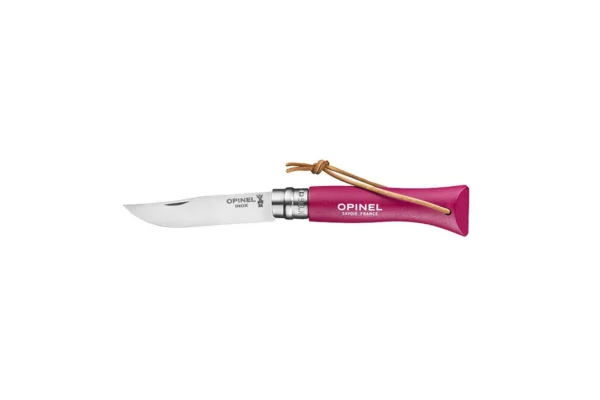 Couteaux pliants Baroudeur N°06 Inox Framboise Opinel