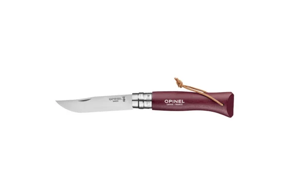 Couteaux pliants Baroudeur N°08 Inox Grenat Opinel