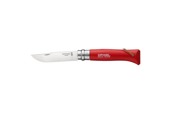 Couteaux pliants Baroudeur N°08 Inox Rouge Opinel