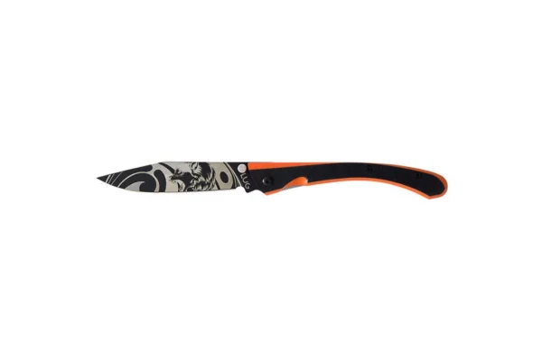 Couteaux pliants C63 Bad Boy Noir/Orange Lug