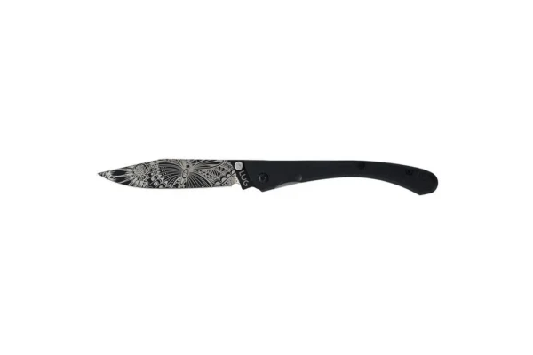 Couteaux pliants C63 Fleurs Summer Noir Lug