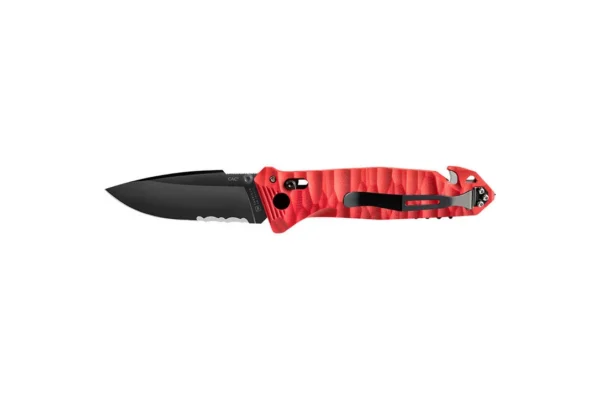 Couteaux pliants CAC Mixte Toxifié – 4 fonctions – Rouge TBOUTDOOR