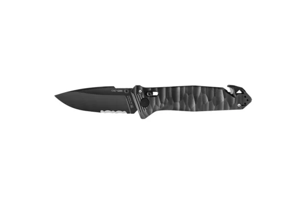 Couteaux pliants CAC S200 Mixte Toxifié – 3 fonctions – Noir TBOUTDOOR