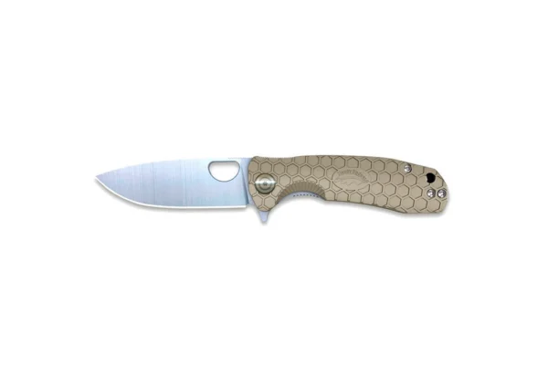 Couteaux pliants Flipper D2 Large Tan Honey Badger