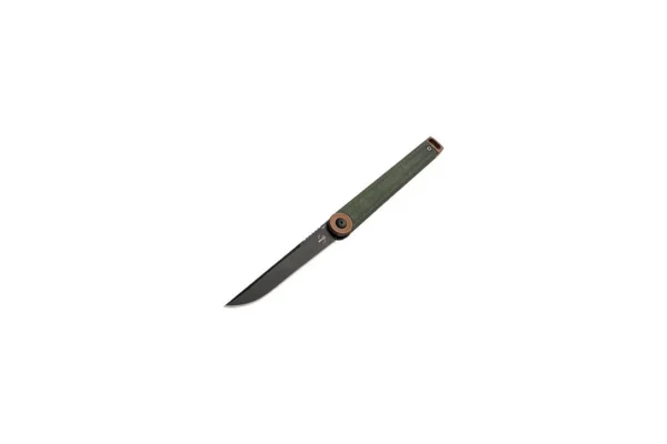 Couteaux pliants Kaizen Green Canvas Micarta Boker Plus
