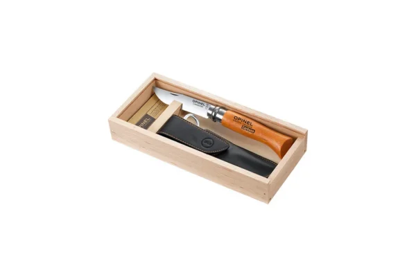 Couteaux pliants Plumier Carbone n°08 Hêtre Opinel