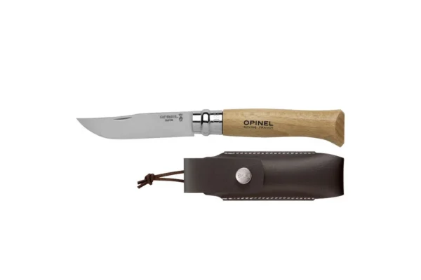 Couteaux pliants Tradition Inox N°08 – Etui Opinel