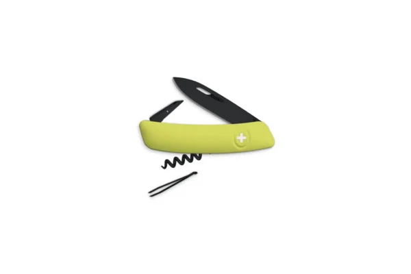 Couteaux suisses D01 ALLBLACK, mousse Swiza