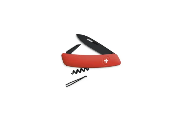 Couteaux suisses D01 ALLBLACK, rouge Swiza