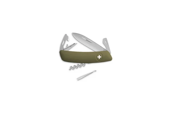 Couteaux suisses D03 Allmatt – olive Swiza