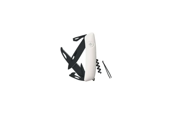 Couteaux suisses D05 ALLBLACK, Blanc Swiza