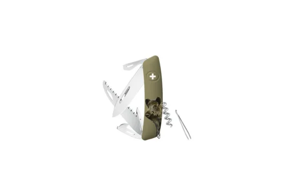 Couteaux suisses D05, olive, impression Sanglier Swiza