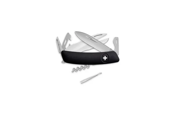 Couteaux suisses D07 Allmatt – noir Swiza