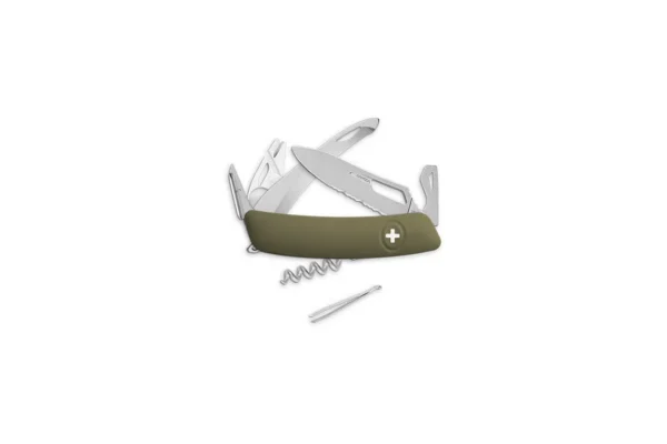 Couteaux suisses SH05 Hunter Tire-Tique Allmatt – olive Swiza