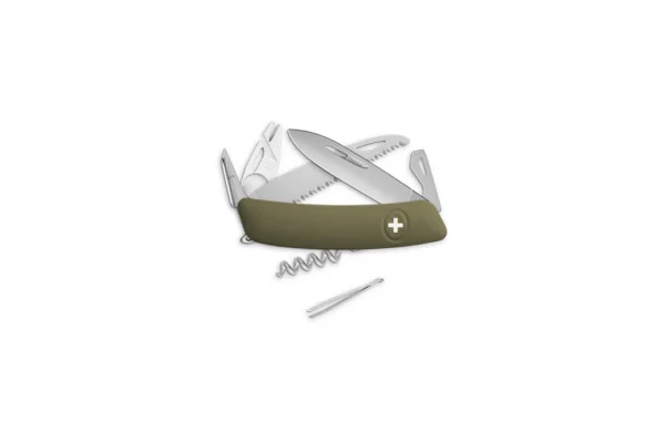 Couteaux suisses TT05 Tire-Tique Allmatt – olive Swiza