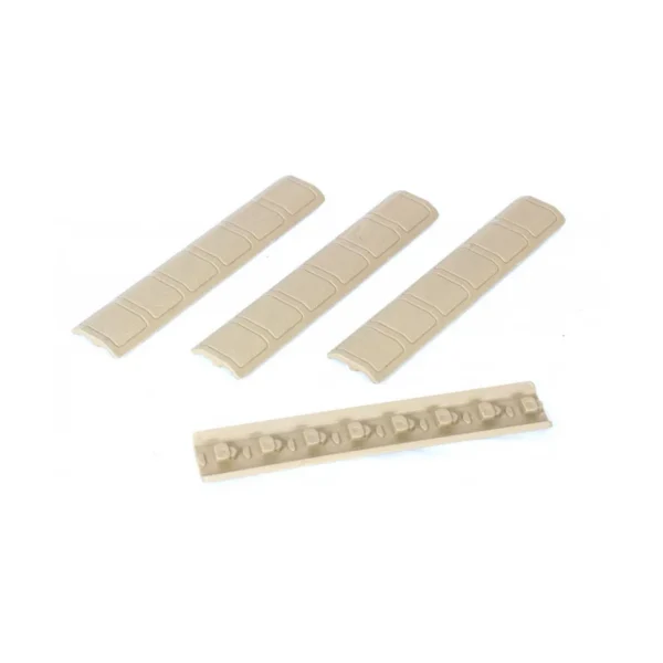 Couvre rail gomme olive pour keymod x2