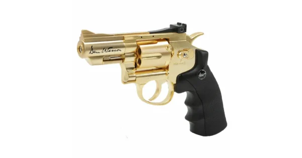 Réplique revolver Dan Wesson Gold 2,5″ calibre 4,5mm billes acier BBS – Tir de loisir/Pistolet à plomb – securicount