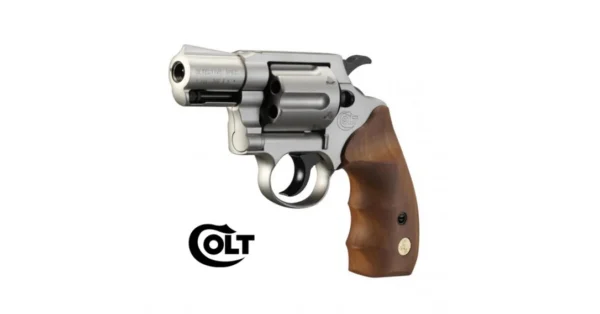 Colt Detective special – nickel/bois Cal. 9mm UMAREX – Armes de défense/Pistolet et Revolvers à blanc – securicount