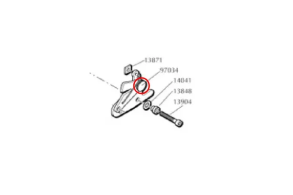 Dillon 97034 Powder Measure Lock – Link Assembly for XL750