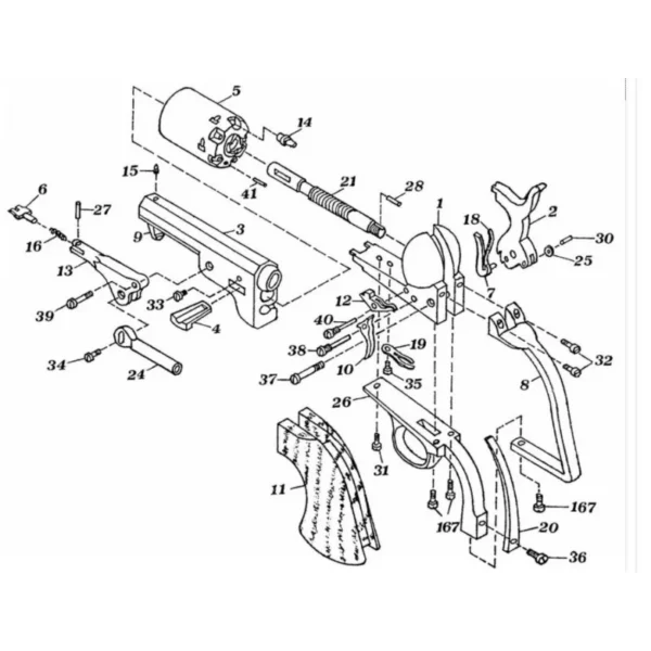 DOIGT ELEVATEUR POCKET UBERTI | WesternGuns