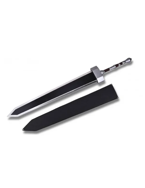 Épée Broyeuse Fantaisie – Lame Noire XXL avec Fourreau