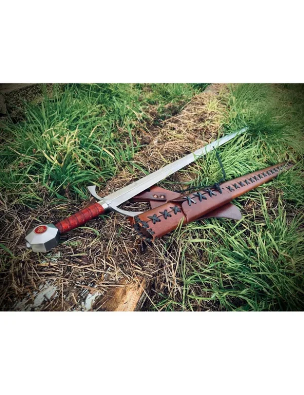 EPEE DE FRAPPE AVEC FOURREAU CUIR 80CM