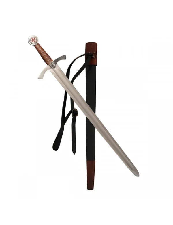EPEE FORGEE AVEC CROIX TEMPLIERE