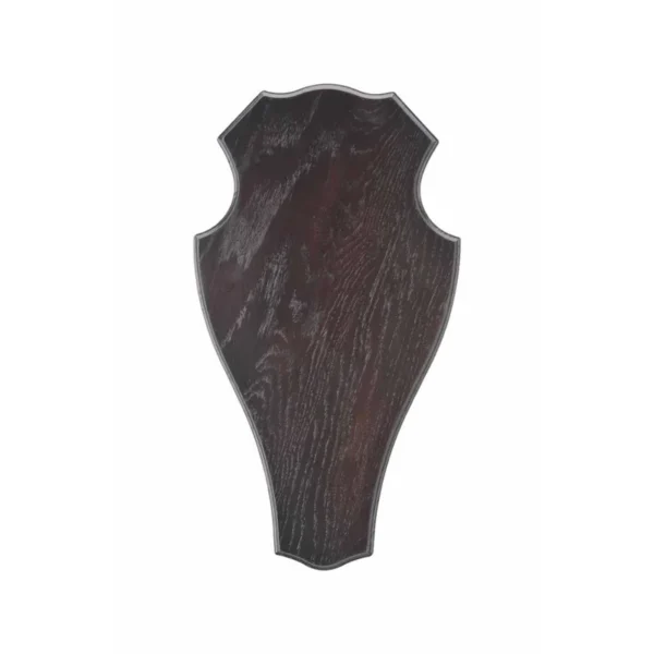 Plaque Trophée Cerf Chêne Foncé 36×20 cm EUROHUNT | Toutpourlahutte