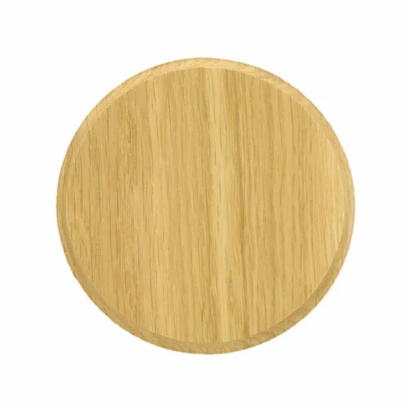 Plaque Trophée Sanglier Ronde 10cm Chêne Clair EUROHUNT | Toutpourlahutte